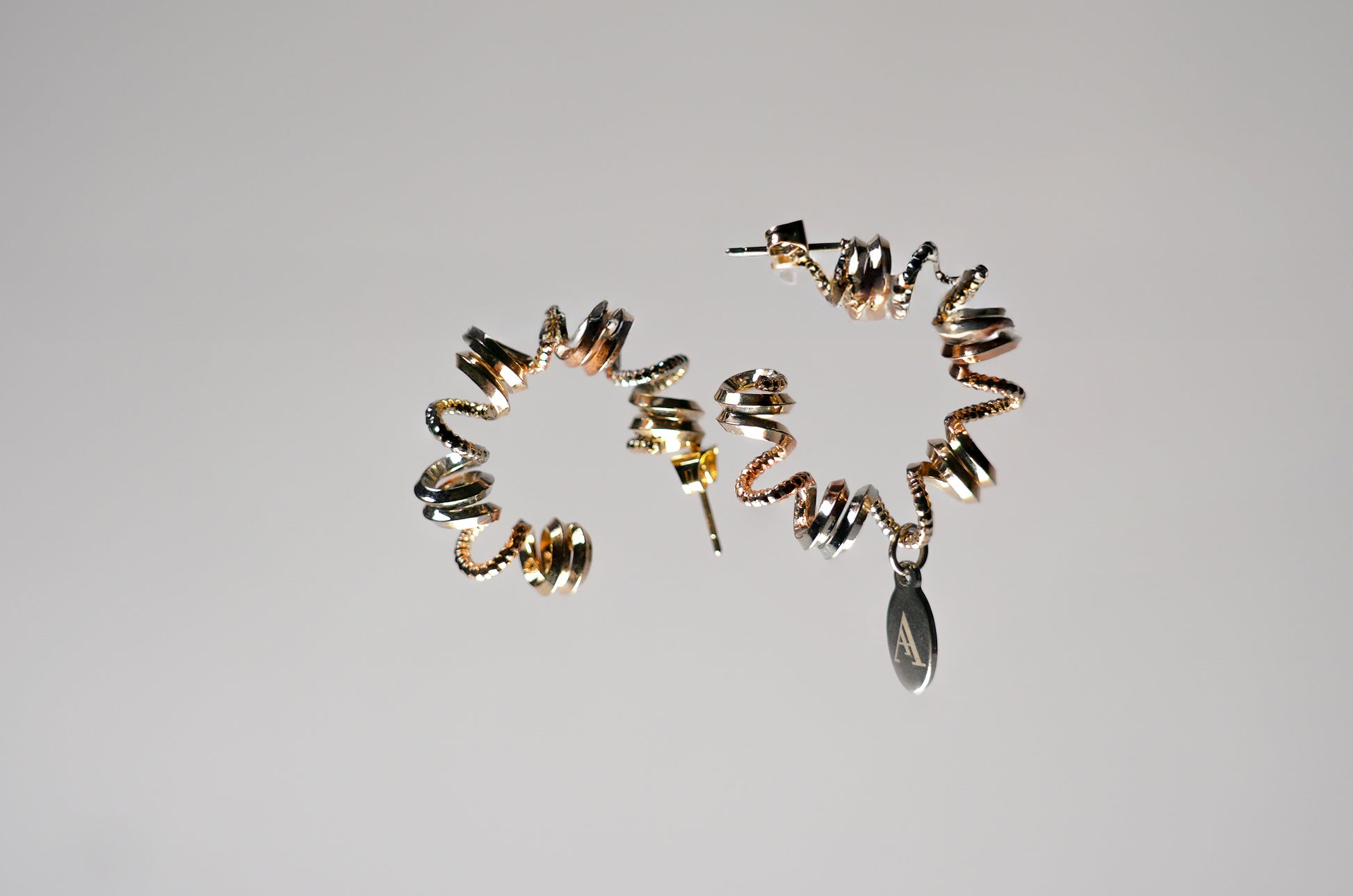 Aretes Stelar - Silver, Golden rose y Gold-filled