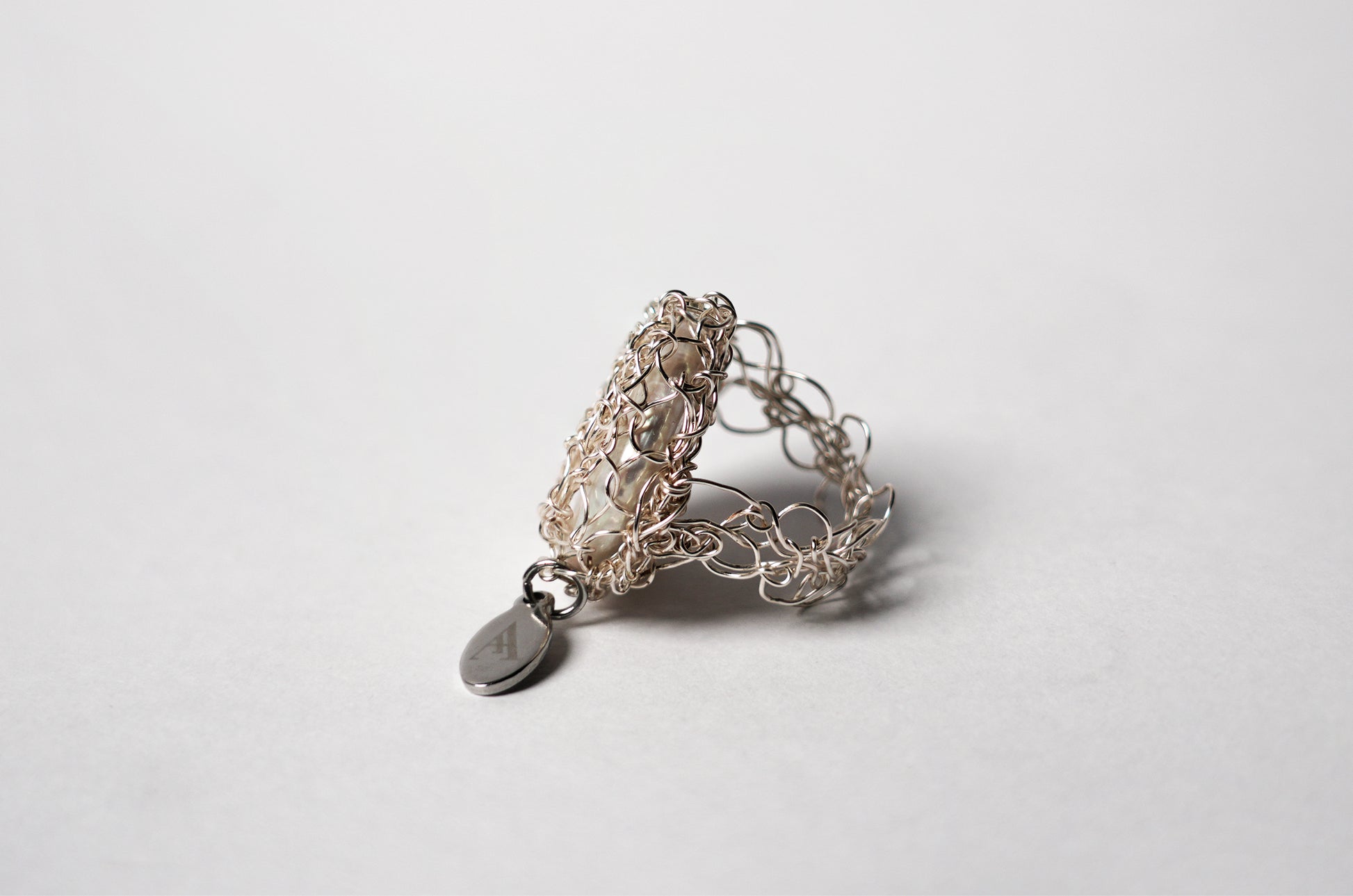 Anillo Pearl Wave - Madre Perla