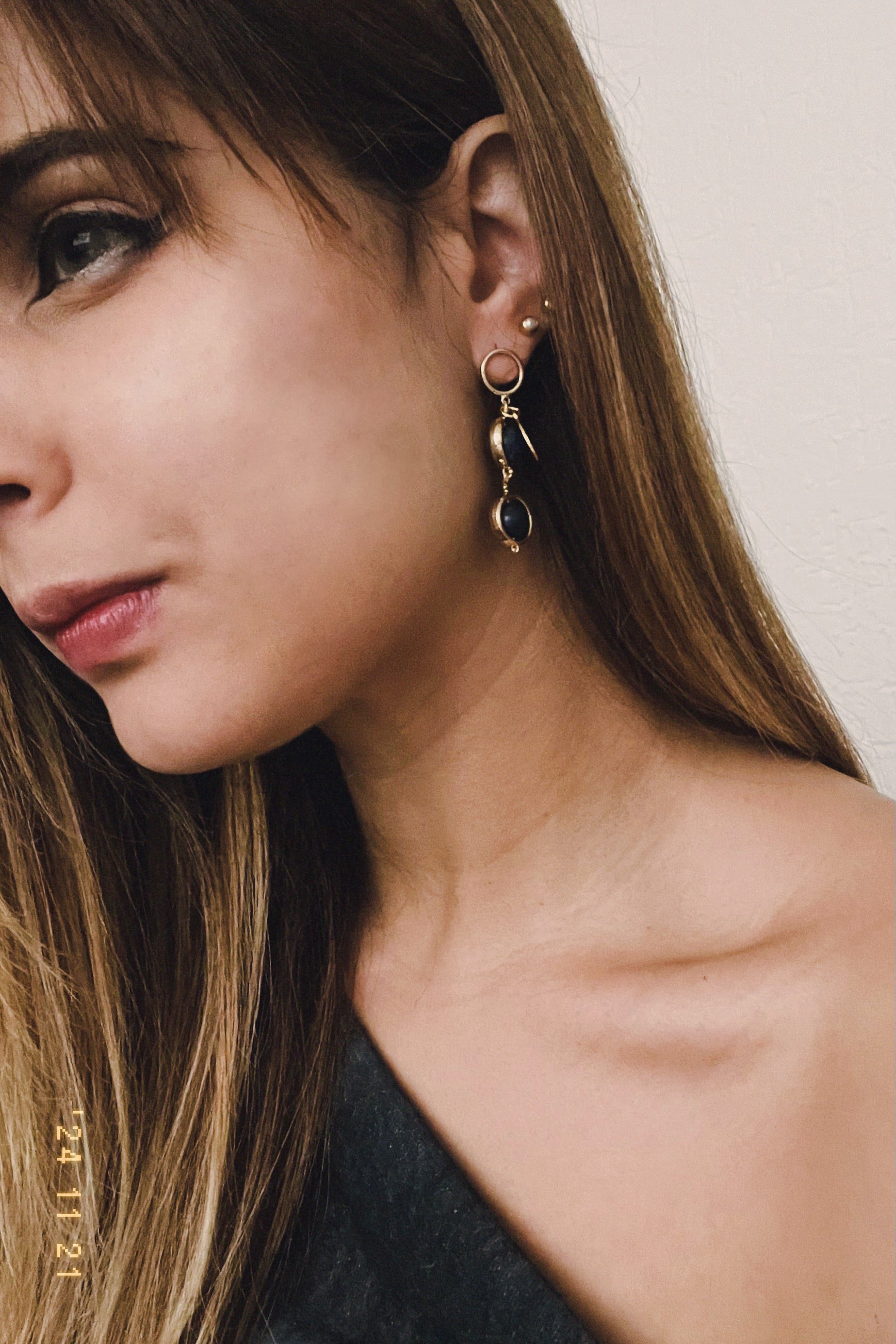 Aretes Indigo - Lapizlázuli