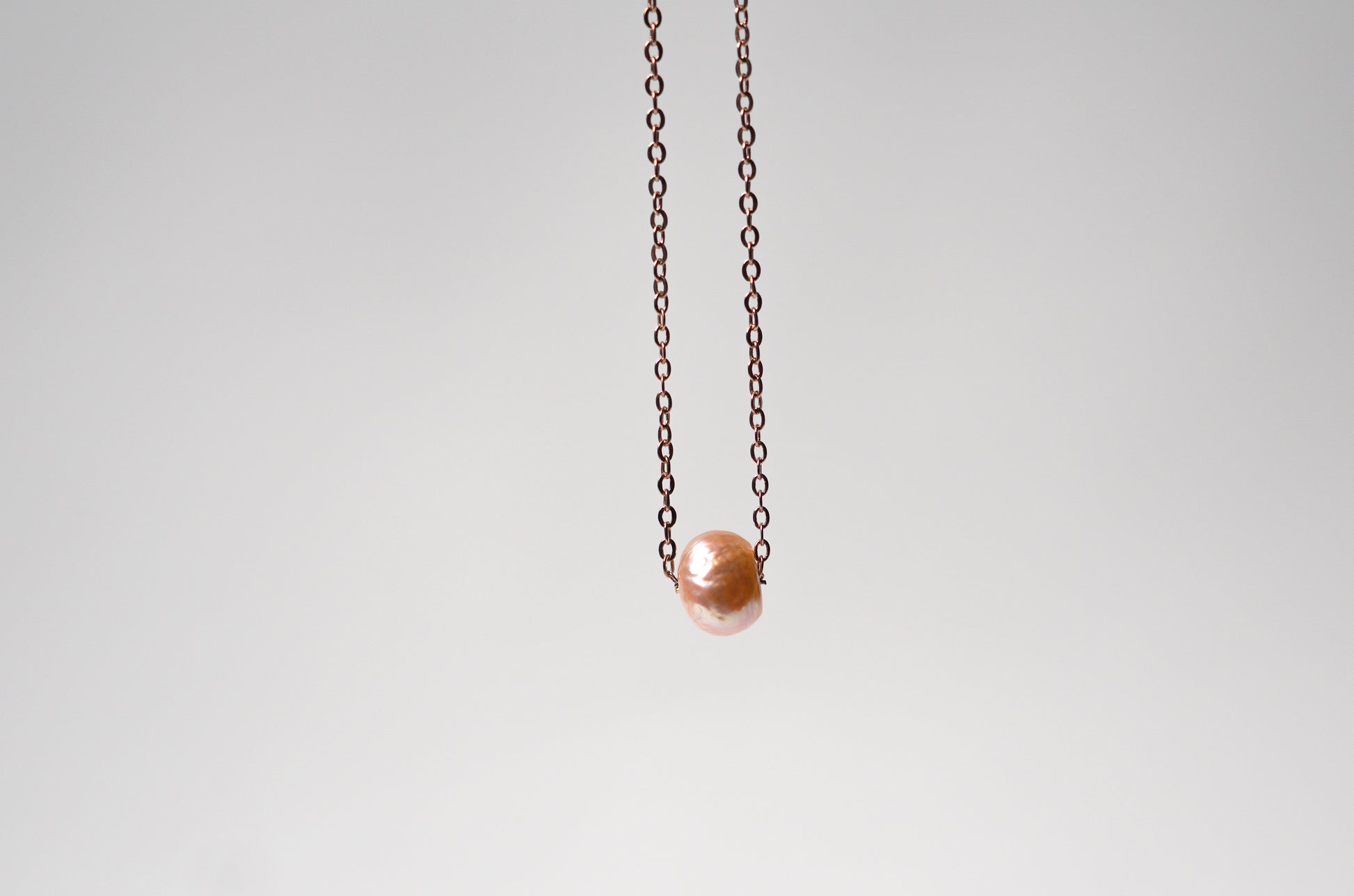 Collar Golden Rose Pearl