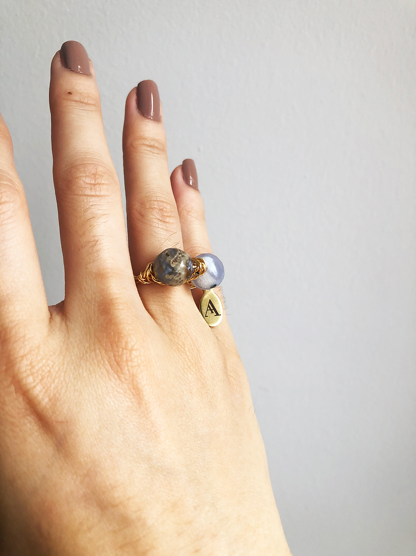 Anillo Heaven - Aquamarina