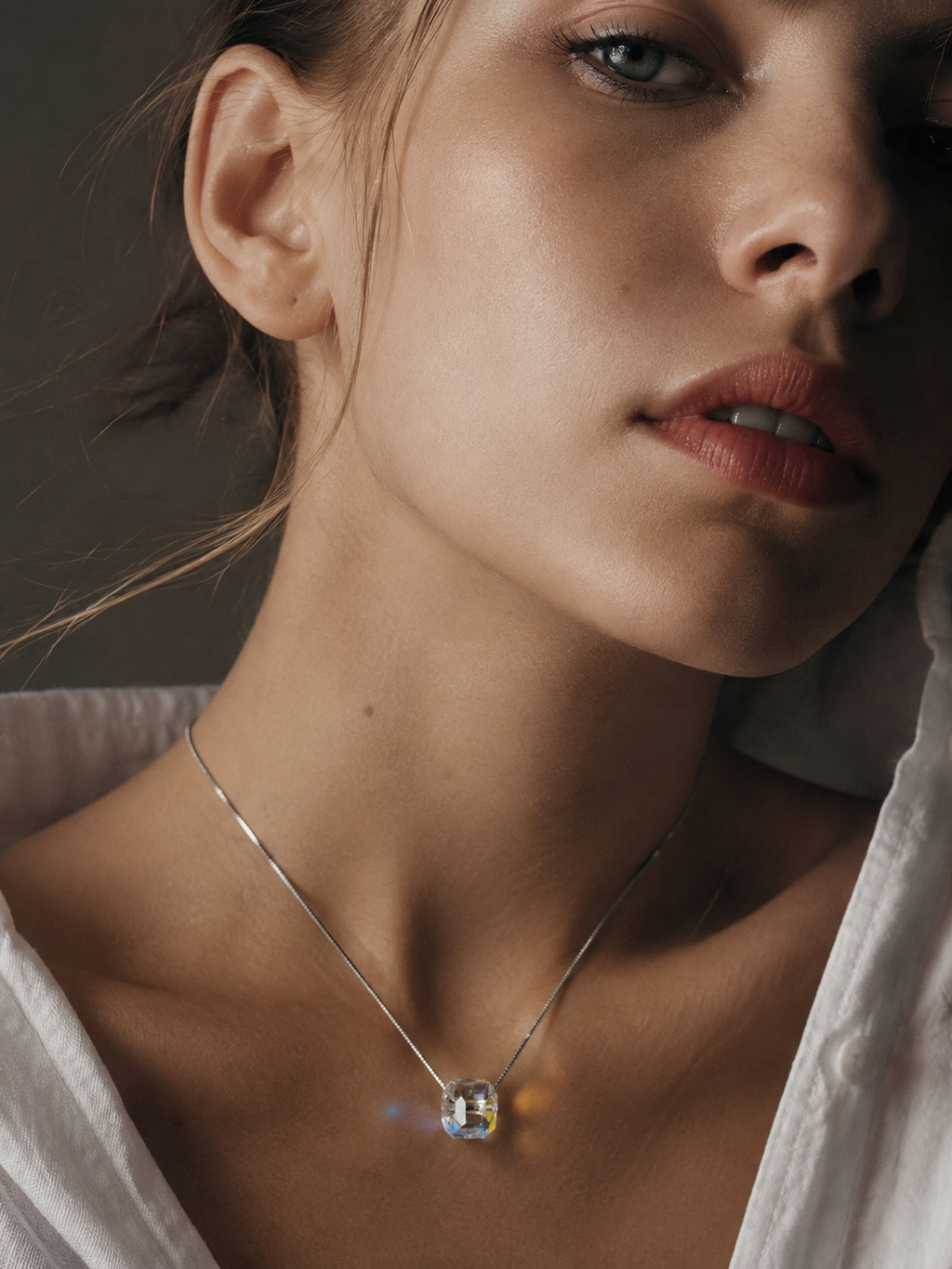 Collar Essential Plata 925 con Zirconia cúbica o Diamante de Laboratorio
