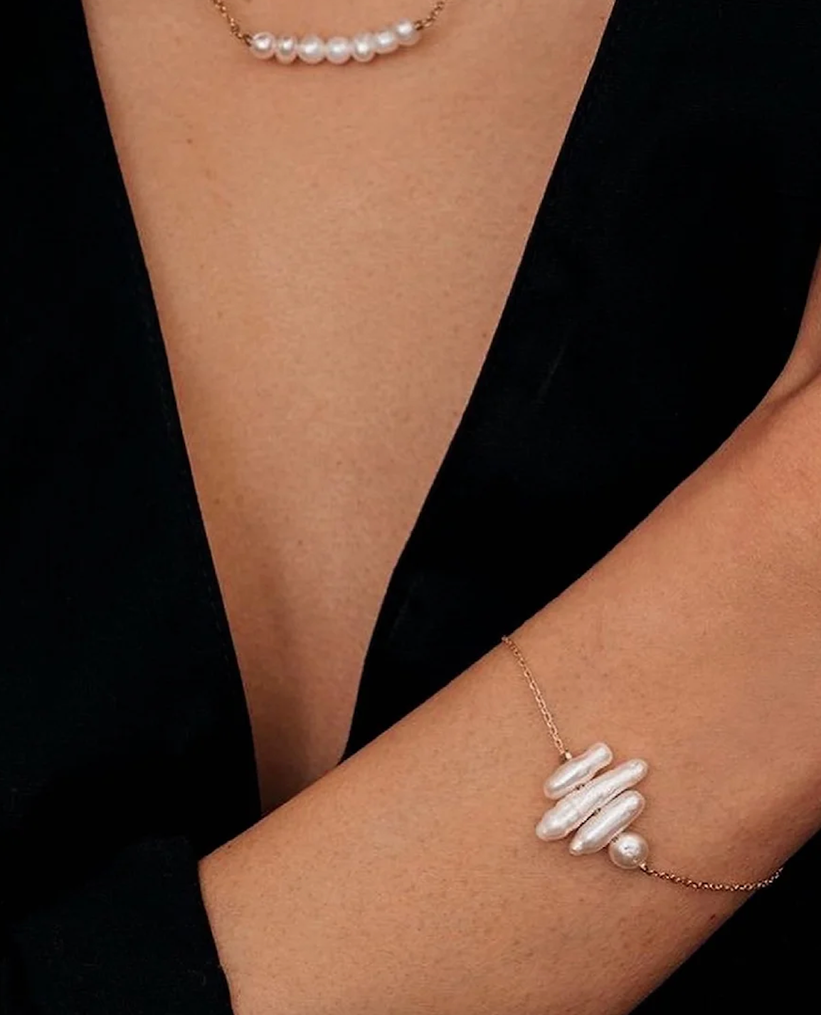 Brazalete Cuff Shapes - Pearls