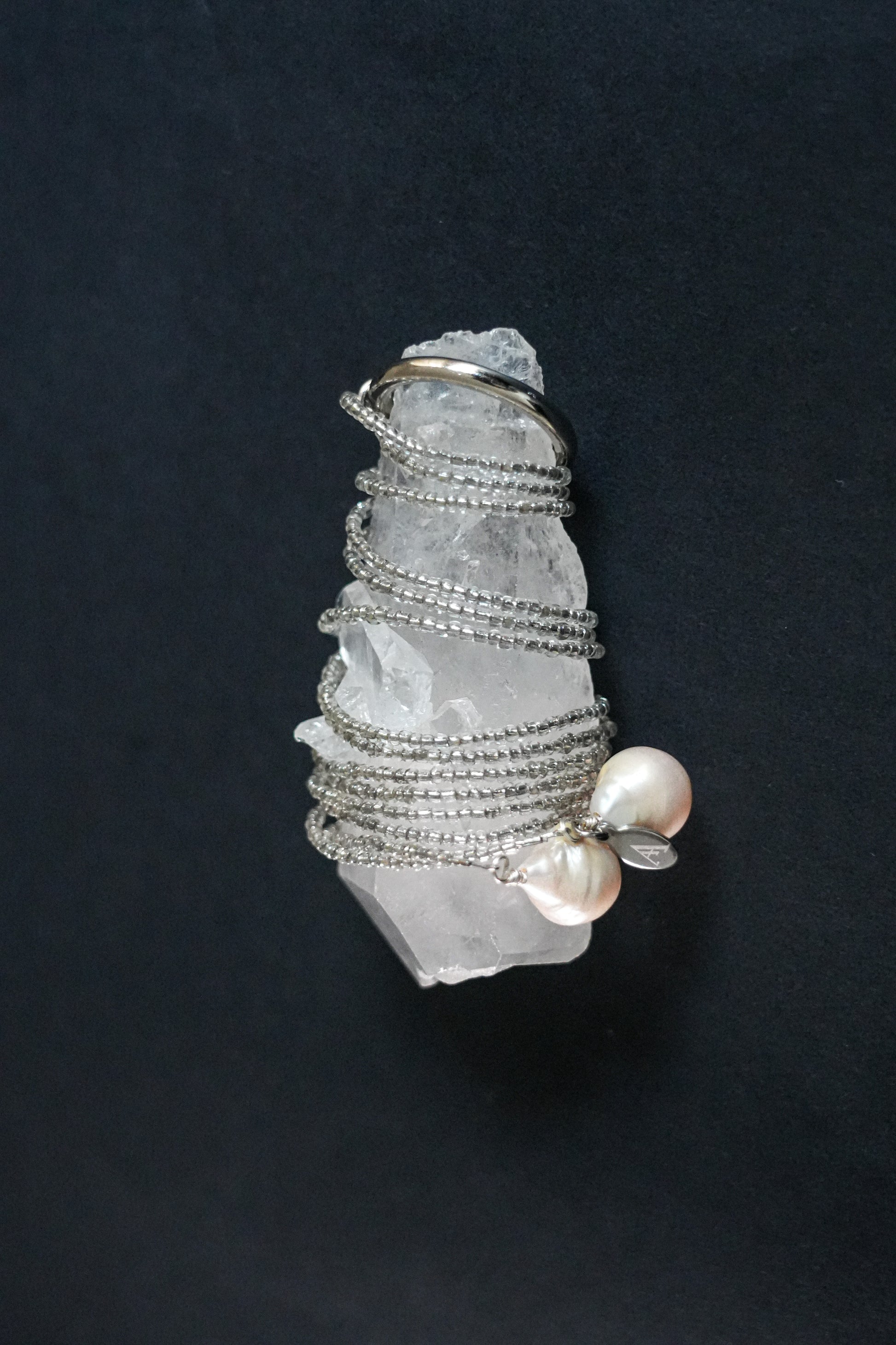 Collar Infinite - Perlas Barrocas