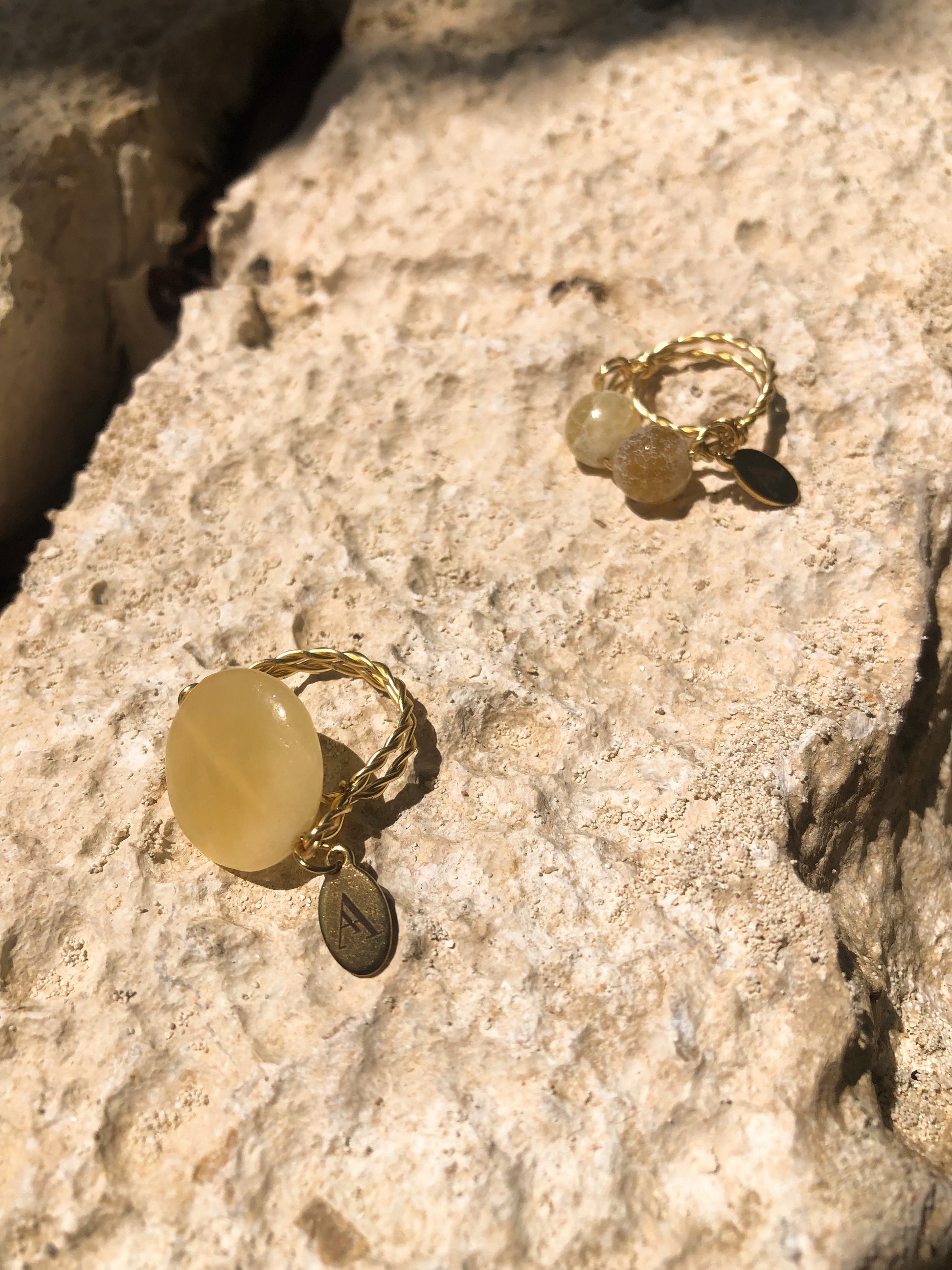 Anillo Solar - Citrino